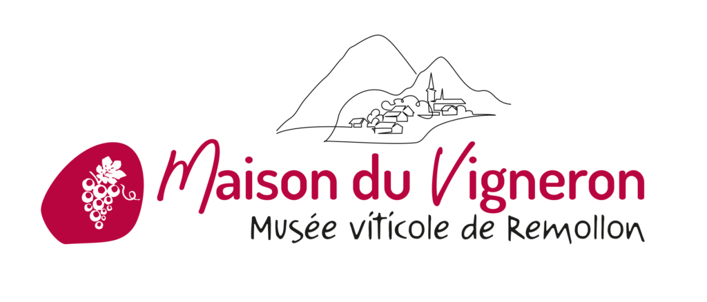 Logo maison du vigneron remollon hautes alpes